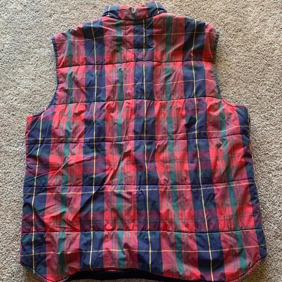 Gap Mtn. Country Plaid Puffer Vest - Picture 2 of 3